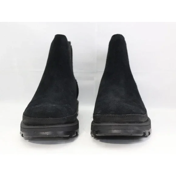 UGG CHELSEA MEN BOOTS LEATHER  Black Size 7 / UK 6 / EU 40 / JP 25 - Picture 3 of 16